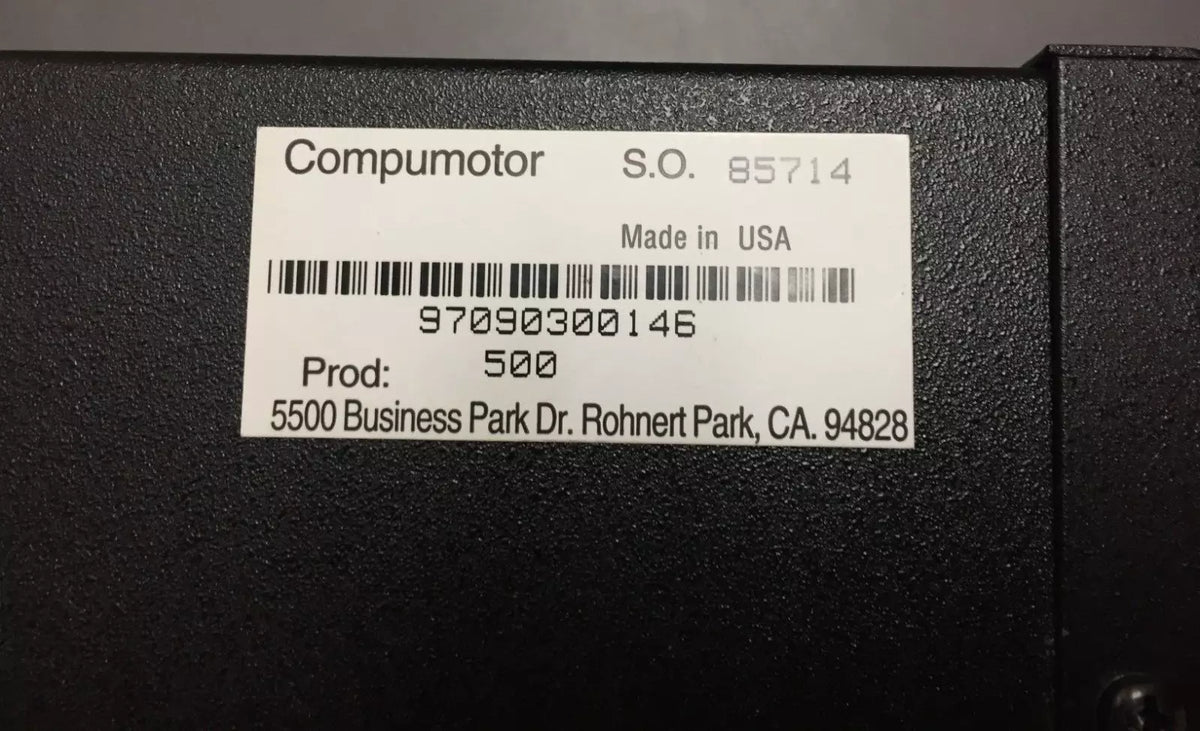 Parker Compumotor 500 Indexer for Step & Direction Drives