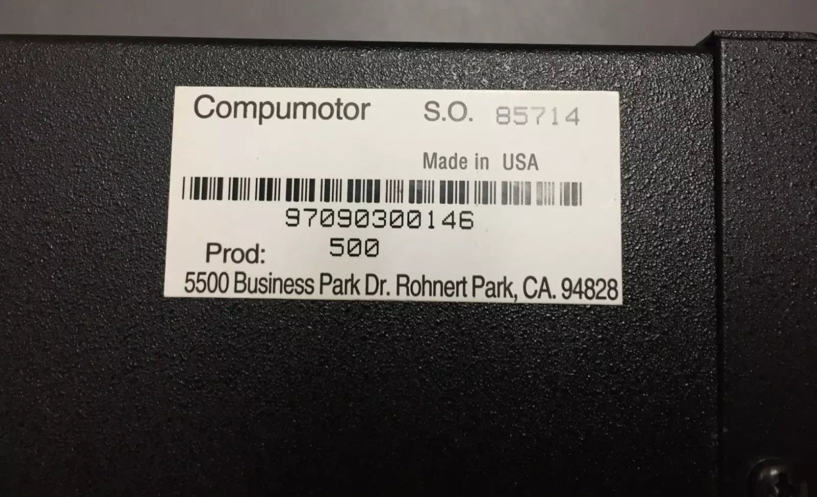 Parker Compumotor 500 Indexer for Step & Direction Drives