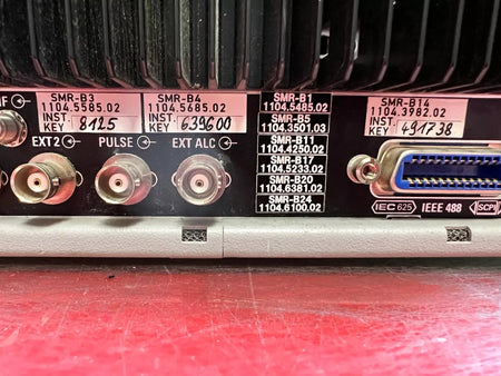 Rohde and Schwarz SMR30 RF Generator 10 MHz to 30 GHz