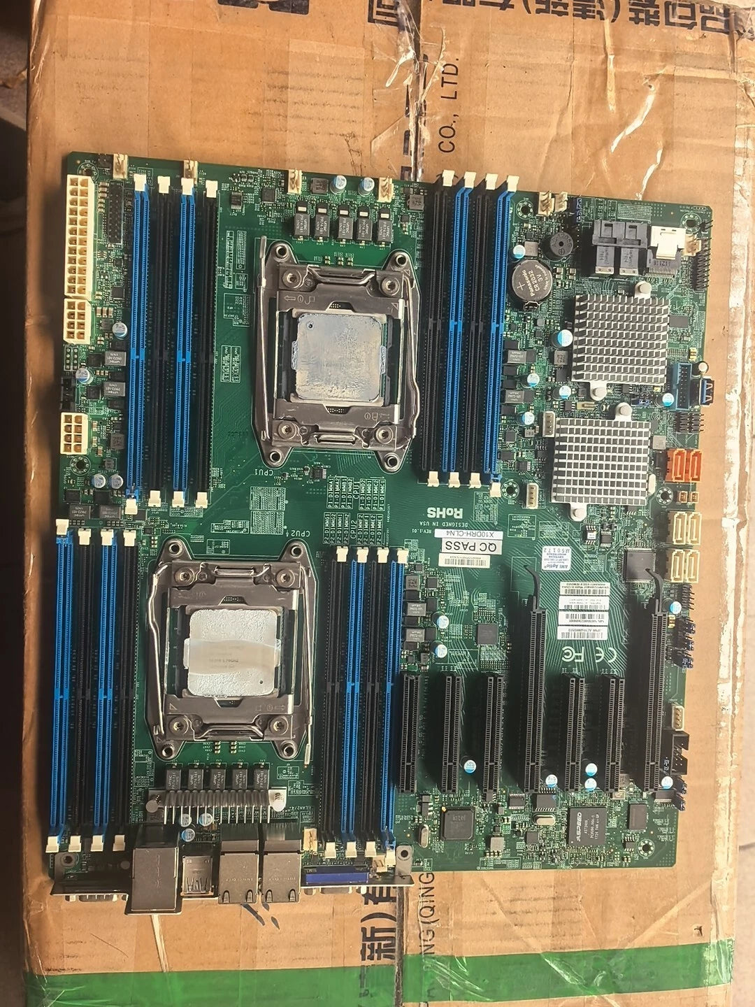 1PC X10DRH-ILN4 Server Motherboard with DHL/FedEx 90 Days Warranty