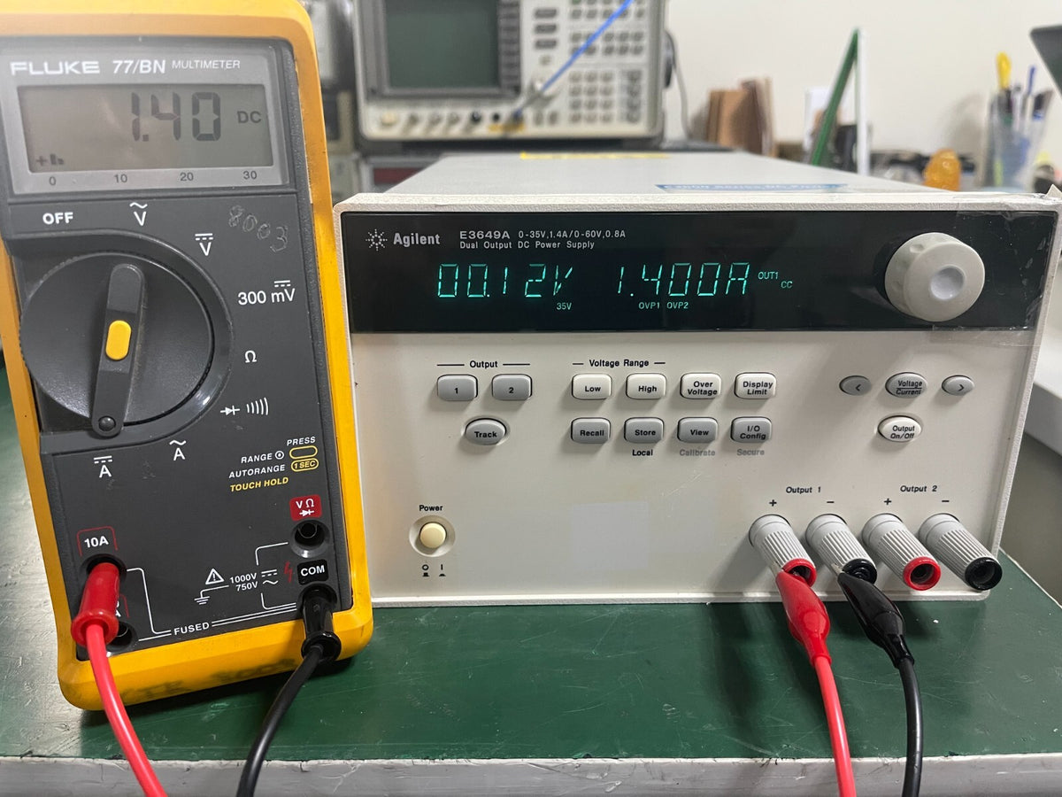 Agilent E3649A Dual Output Power Supply 0-35V 1.4A ,0-60V 0.8A_33-26-45-<wbr/>35-11-19