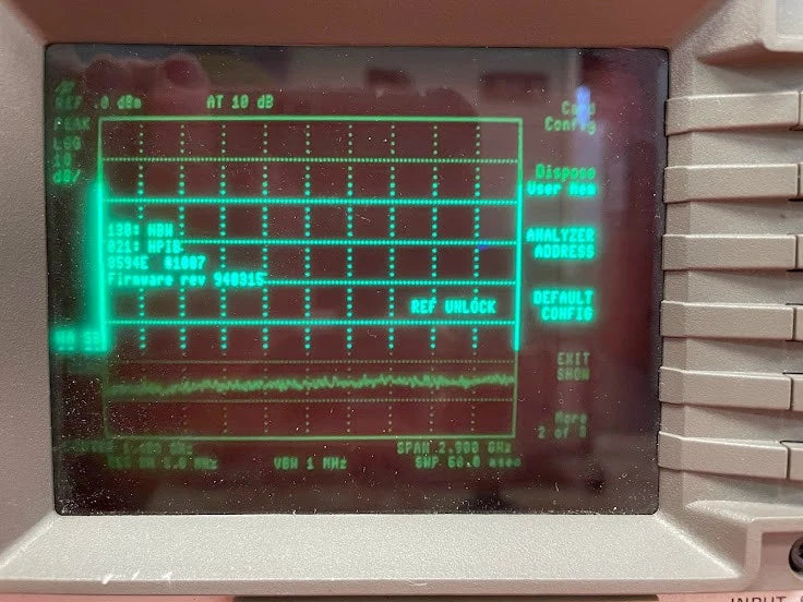 Agilent/Keysight 8594E Opt. 130, 021 Spectrum Analyzer 9kHz to 2.9 GHz