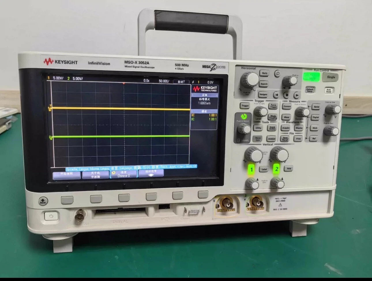 MSO-X 3052A: Digital Oscilloscope with 500 MHz Bandwidth