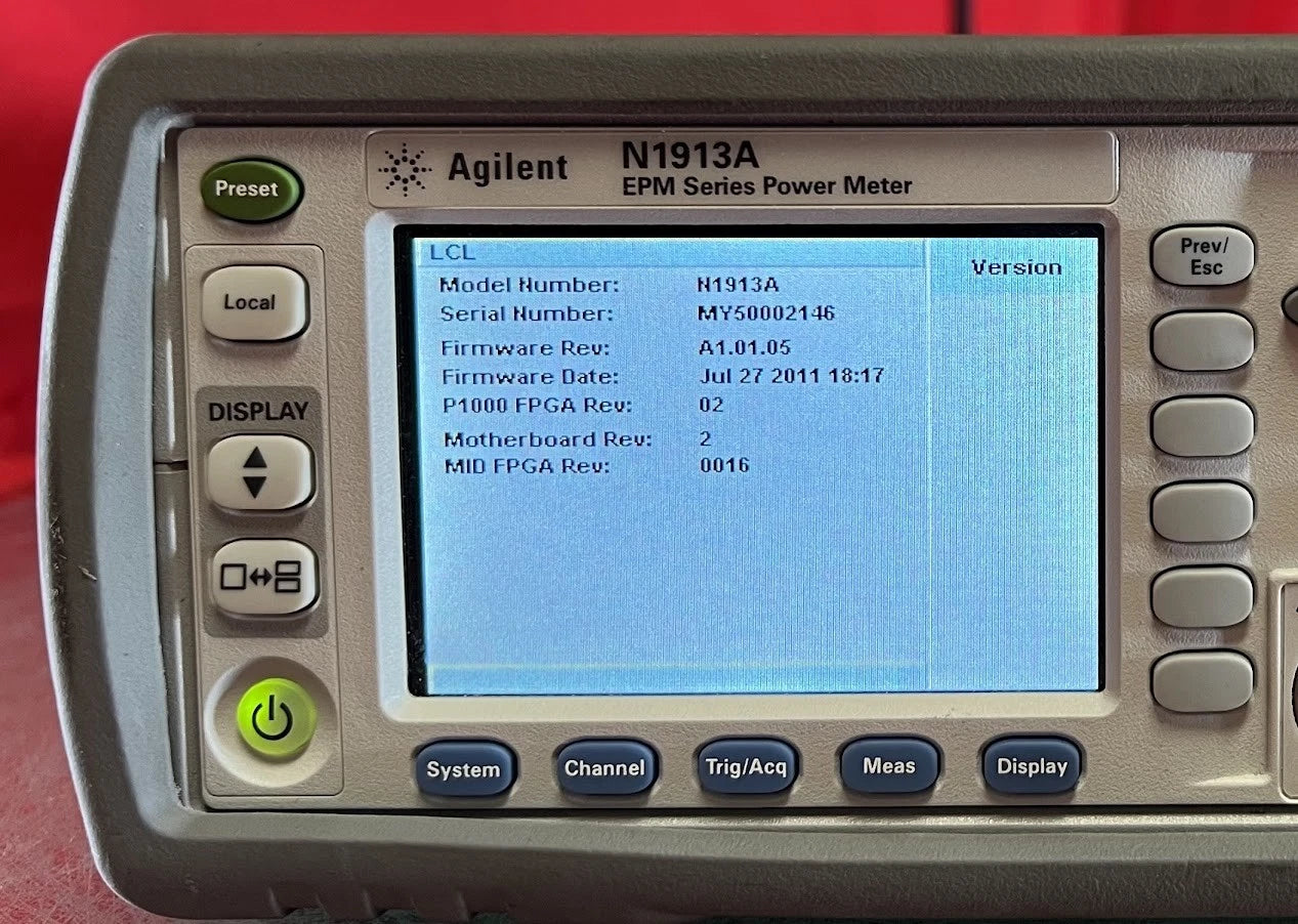 Agilent/Keysight N1913A Opt 101 EPM Series Power Meter MY50002146