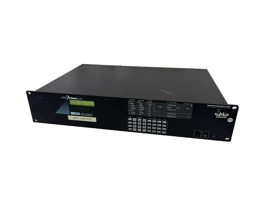 Musicam CDQ Prima 220 Stereo Digital Audio Codec 2RU
