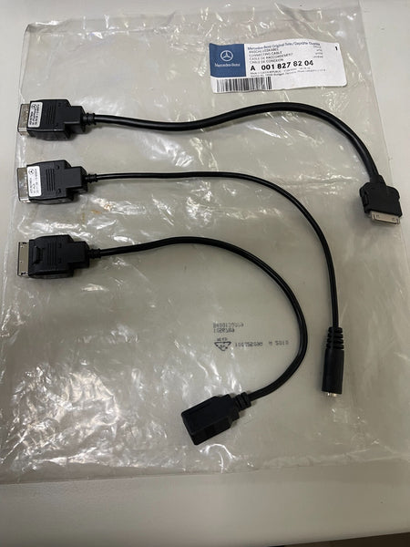 Mercedes-Benz Media Interface Cable Kit A0018278204 iPod iPhone 4 USB - XG eqpt