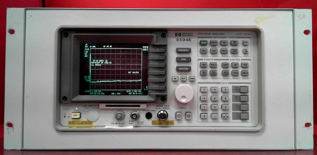 Agilent Keysight 8594E Opt. 041 101 105 Spectrum Analyzer 9kHz to 2.9 GHz