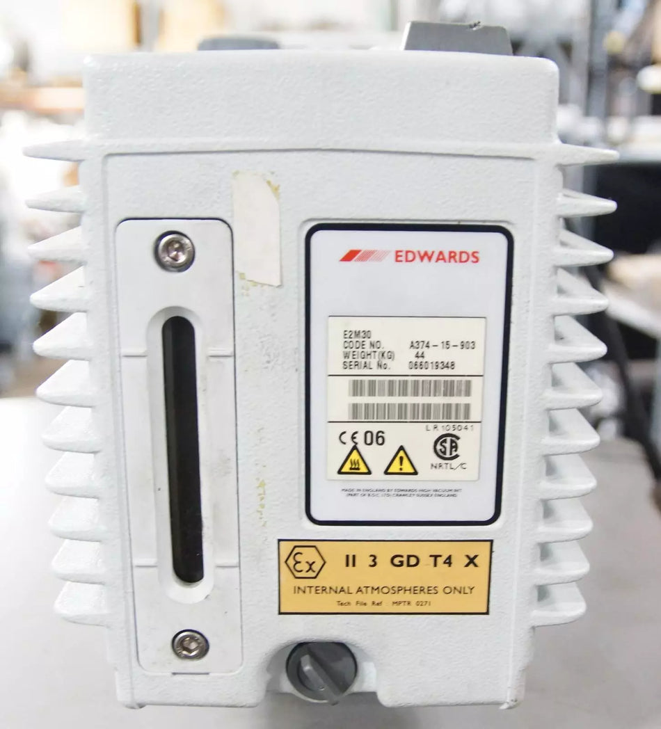 Edwards E2M30 Dual Stage Rotary Vane Mechanical Vacuum Pump
