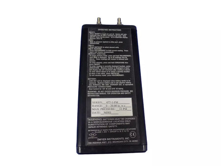 Dwyer Series 477 Digital Manometer for Precise Pressure Measurement