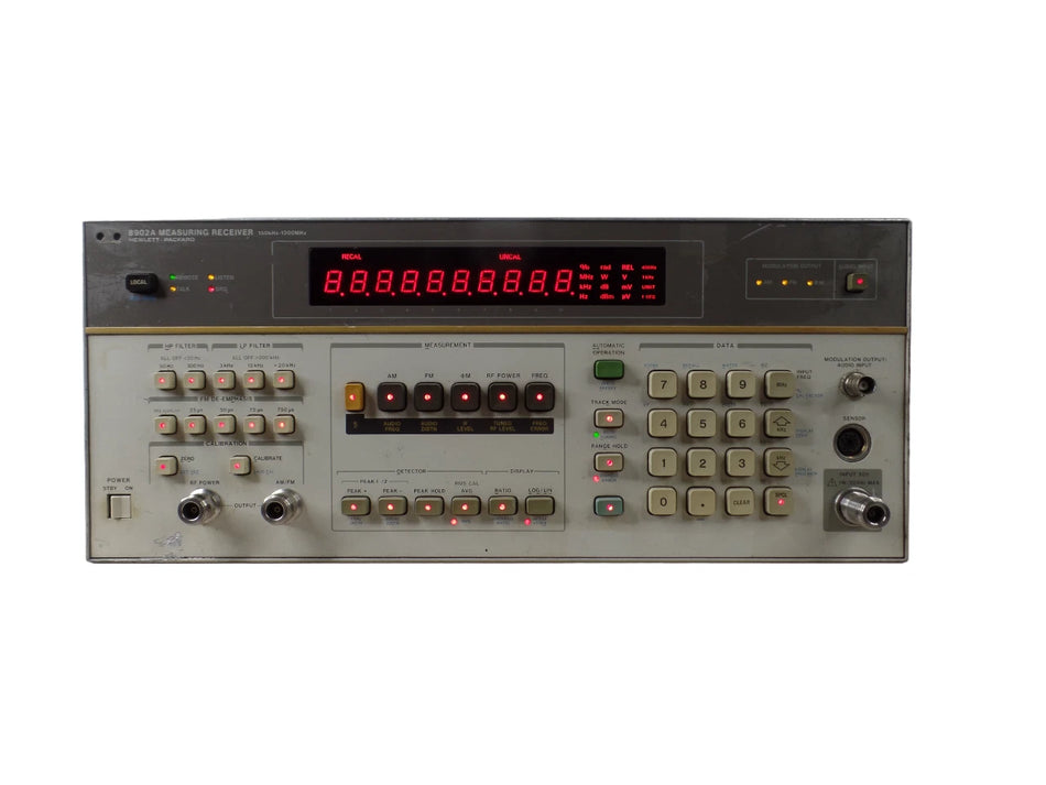 Hewlett Packard 8902A Measuring receiver 150kHz - 1300MHz - Free Shipping