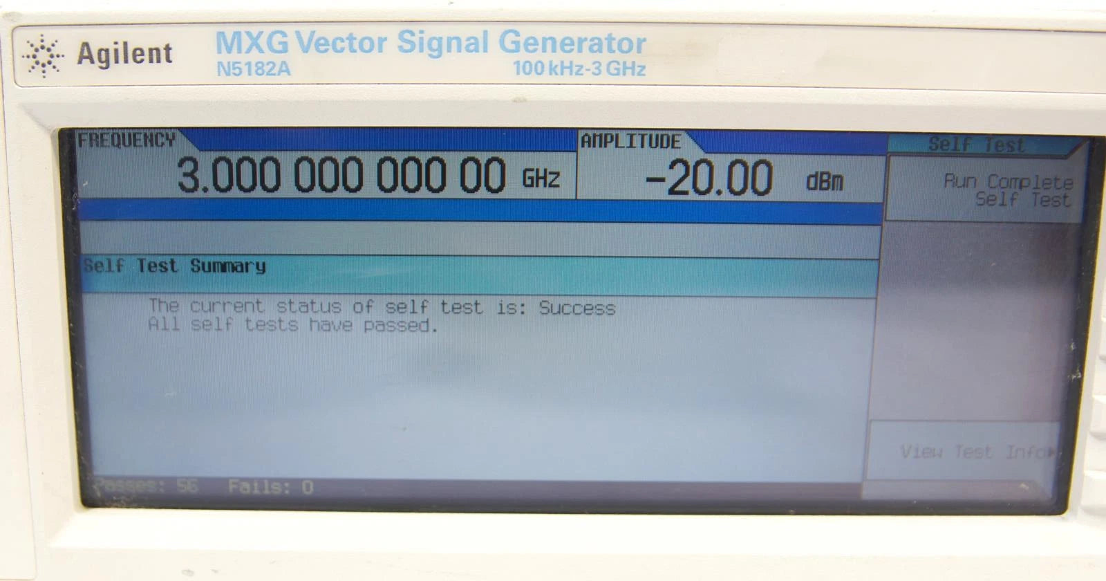 Agilent N5182A 3GHz MXG RF Vector Signal Generator OPT 006 1EM 503 651 UNT