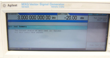 Agilent N5182A 3GHz MXG RF Vector Signal Generator OPT 006 1EM 503 651 UNT