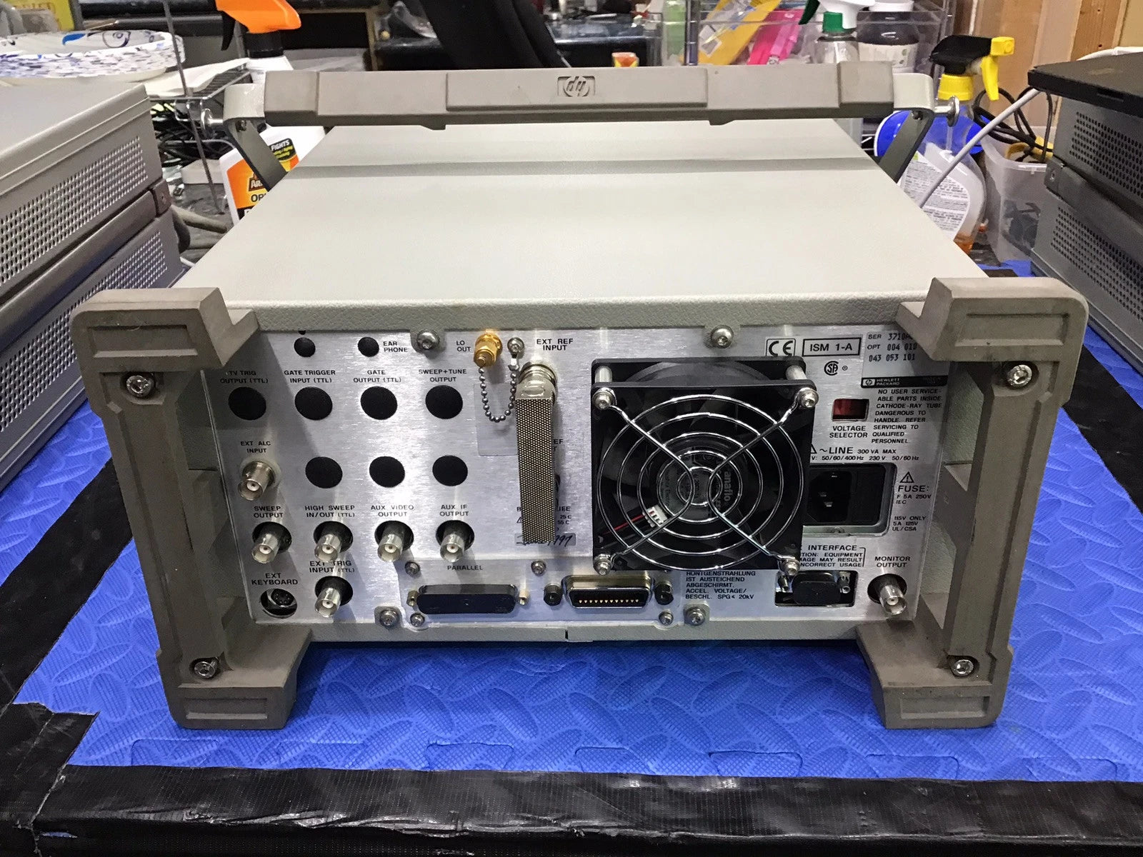 HP Agilent 8596E/8596EM Spectrum Analyzer 9kHz-12.8 GHz w/ Tracking Generator *D