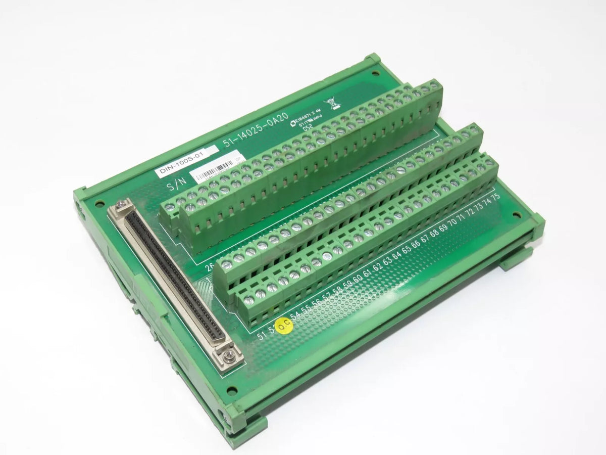 Adlink DIN-100S-01 PLOTECH 51-14025-0A20 100-pin Wiring Terminal Board