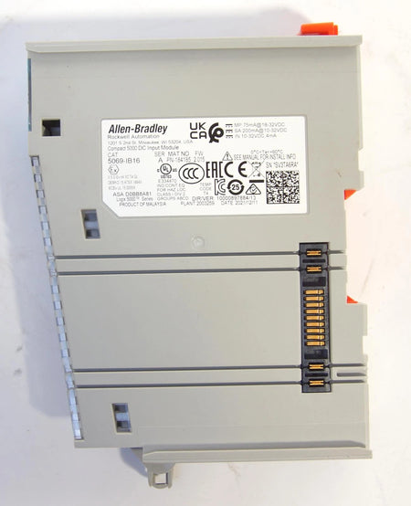 Allen Bradley 5069-IB16 Ser A Compact 5000 DC Input Module PN-184185 V2.015