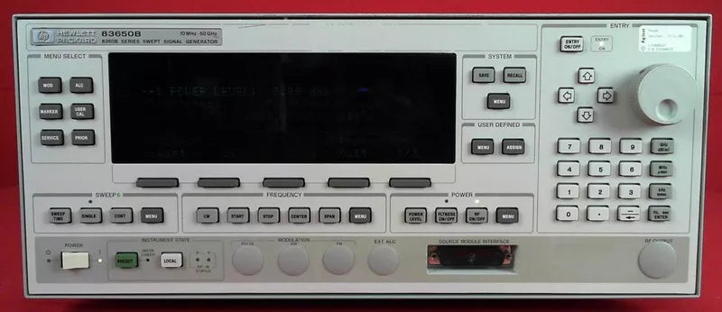 HP Agilent 83650B Synthesized Signal Generator, 10 MHz to 50 GHz