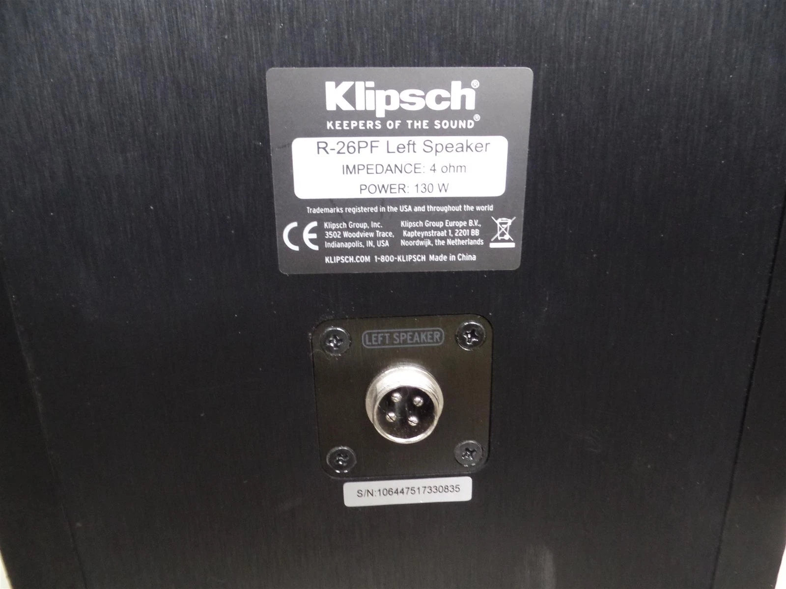 Klipsch R-26PF Floorstanding Speaker Left - Black - Free Shipping.