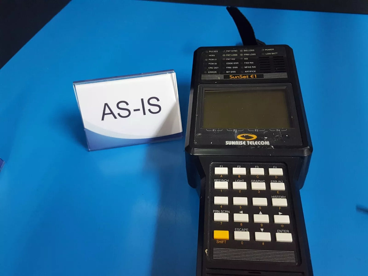 Sunrise Telecom Sunset E1 - AS IS SELLING (0767)