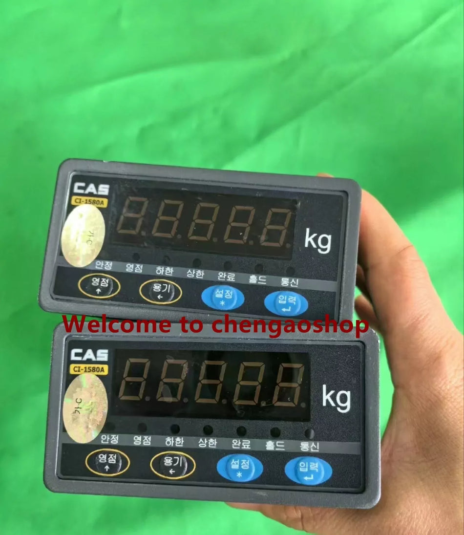 1PCS USED CAS CI-1580A weighing indicator by DHL or Fedex #T4370 YS