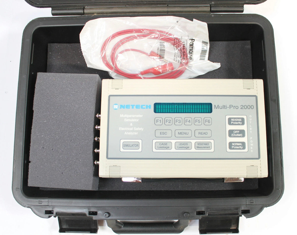 Netech Multi-Pro 2000 Biomed Safety Tester Analyzer