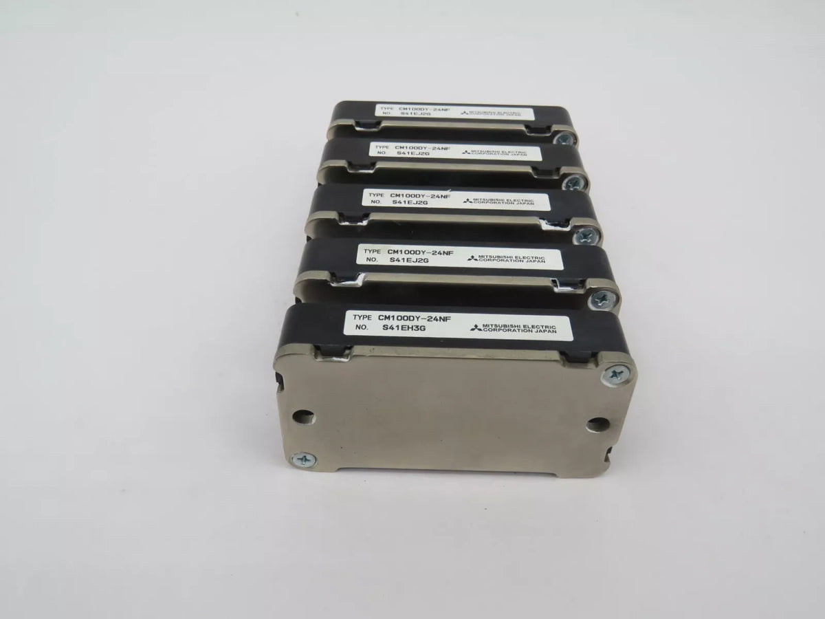 Set of 5 Mitsubishi CM100DY24NF Insulated Gate Bipolar Transistor