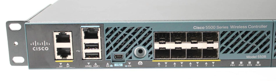 Cisco AIR-CT5508-K9 5500 Series Wireless LAN Controller 112 AP Version 8.3