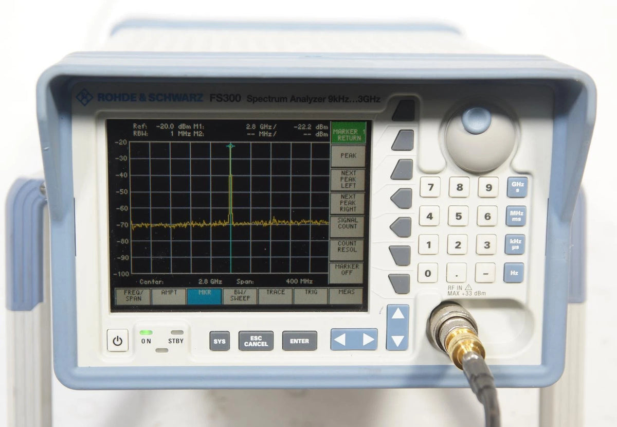 Rohde & Schwarz FS300 9kHz - 3GHz Spectrum Analyzer