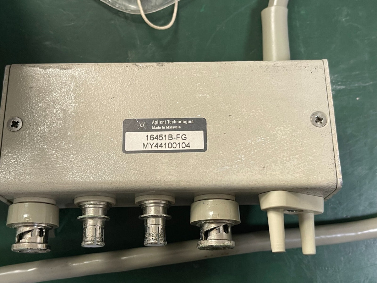Agilent Keysight 16451B Dielectric Test fixture, w/ accessories , case - XG eqpt