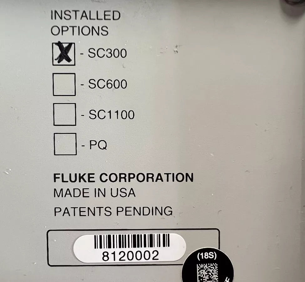 Fluke 5520A SC300 Multi-Function Calibrator SN 8120002