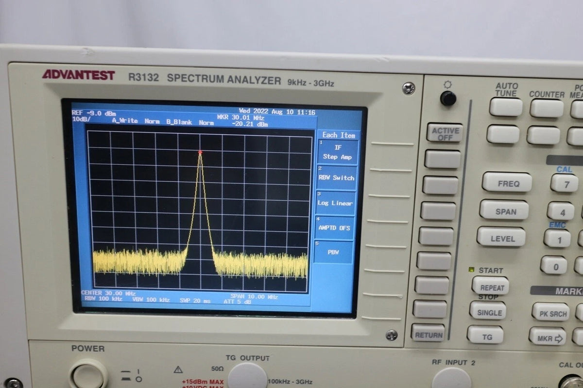 ADVANTEST R3132 9KHz-3GHz Spectrum Analyzer