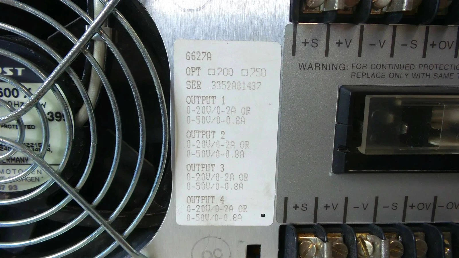 HP 6627A System DC Power Supply - Free shipping