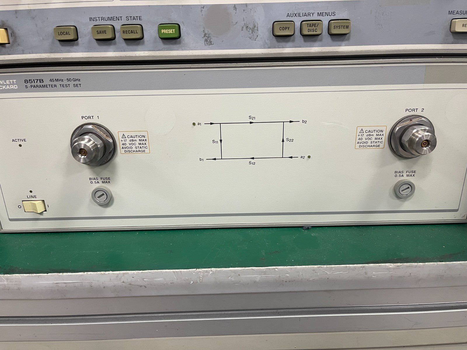 HP Agilent 8517B S-Parameter Test Set for 8510C Network Analyzer _3602A00562 - XG eqpt