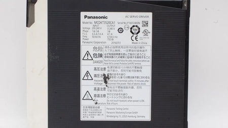 Panasonic MCDKT3520CA1 AC Servo Drive 750W A5Ⅱ Series