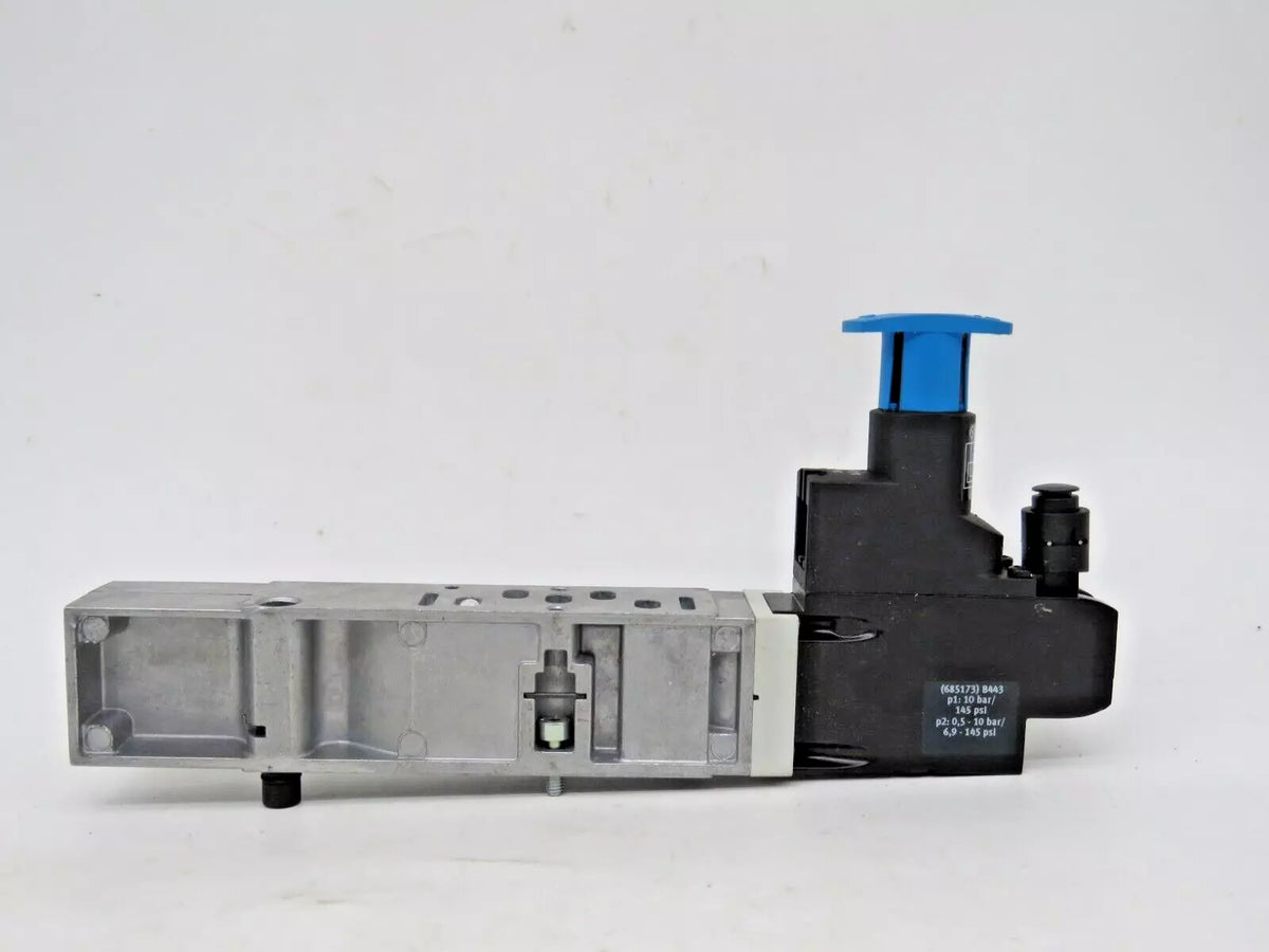 New Festo VABF-S4-1-R1C2-C-10 ZA Solenoid Valve Regulator Plate 26 MM