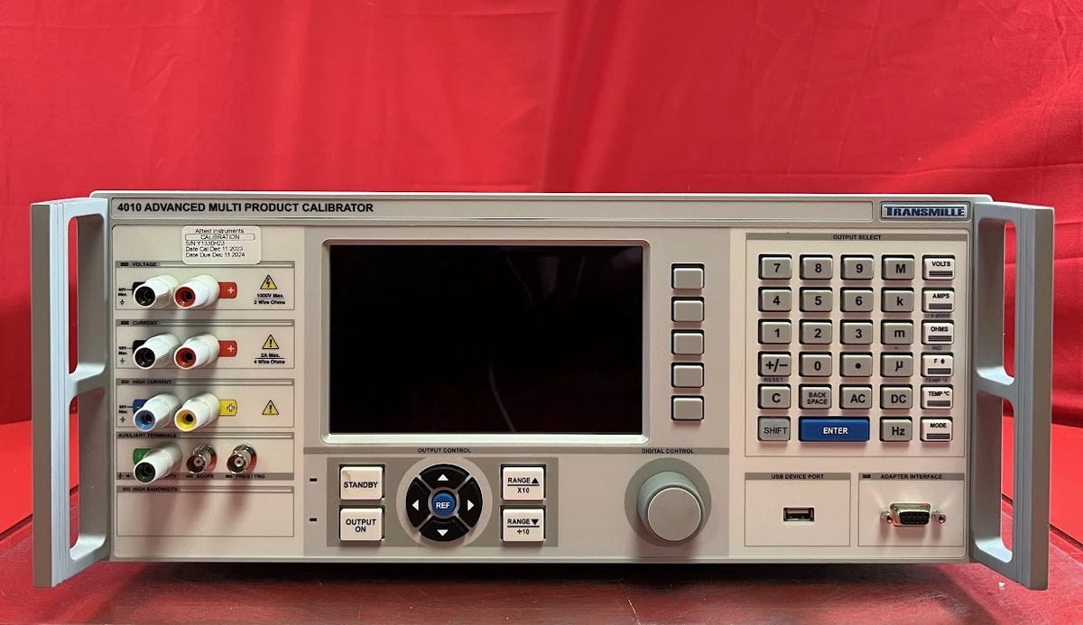 Transmille 4010 Multi Product Calibrator Upgrade with EA001A GPIB Accessories