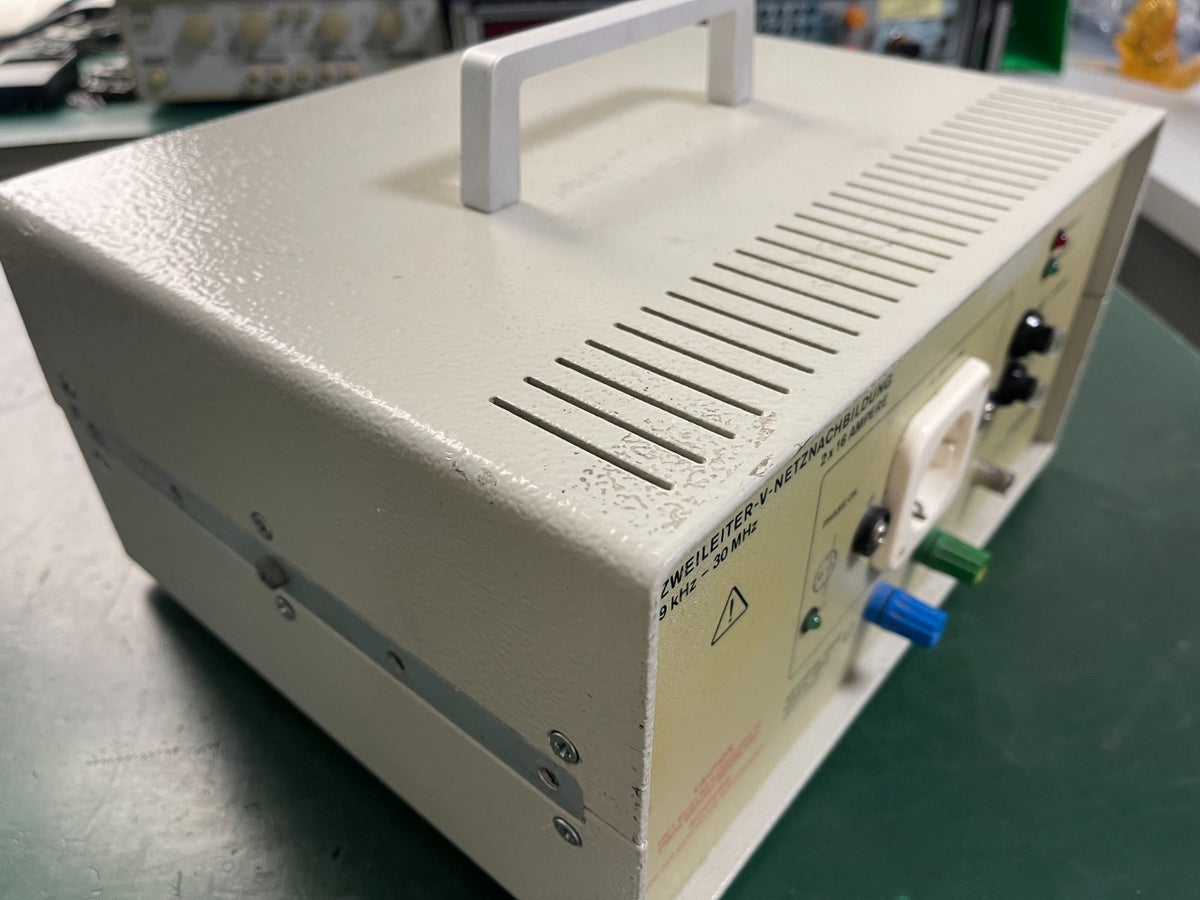 Schaffner NNB 41 TWO LINE V-NETWORK 9kHz - 30MHz 2x 16A LISN_ 04/10153