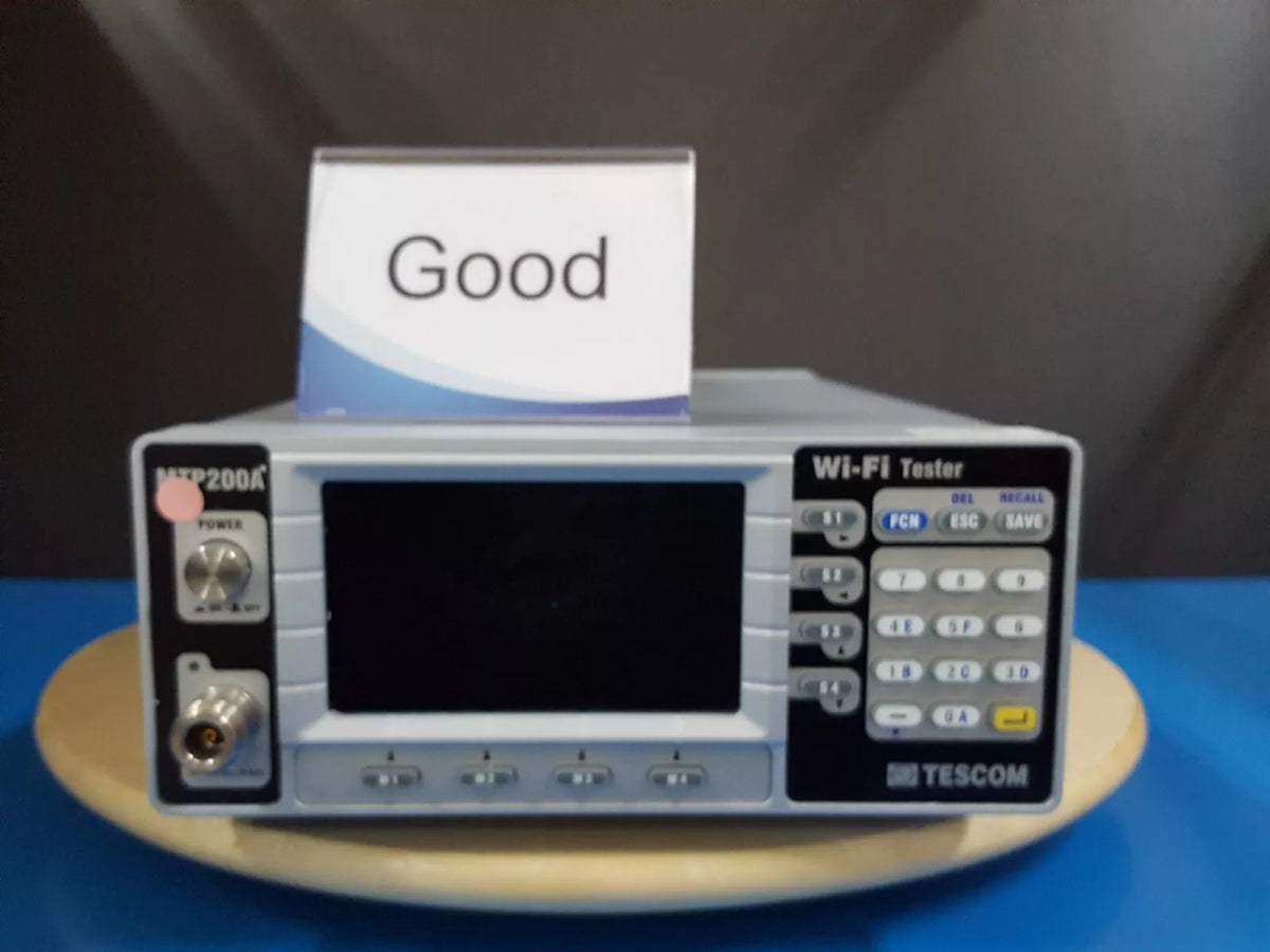 Tescom MTP200A Wi-Fi Manufacturing Tester with Optional S200-10 (0038)