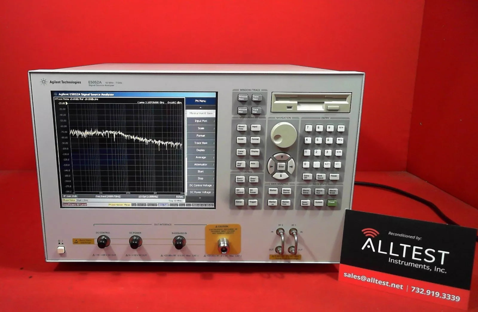 Agilent E5052A Signal Source Analyzer 10 MHz to 7 GHz Calibrated
