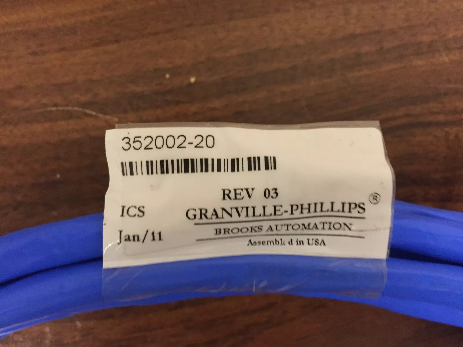 Granville-Phillips 352002-20 Rev 3 20FT Cable for Stabil Ion Gauge to 352