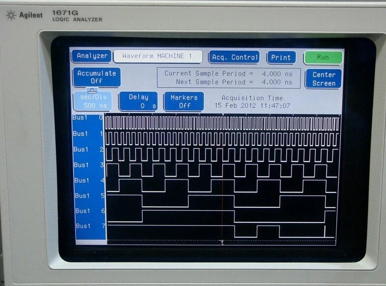 Agilent 1671G 102ch 500MHz 4MW Portable Logic Analyzer