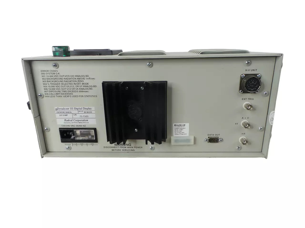 Rascal Corporation Dynalyzer III M-96320 Digital Display