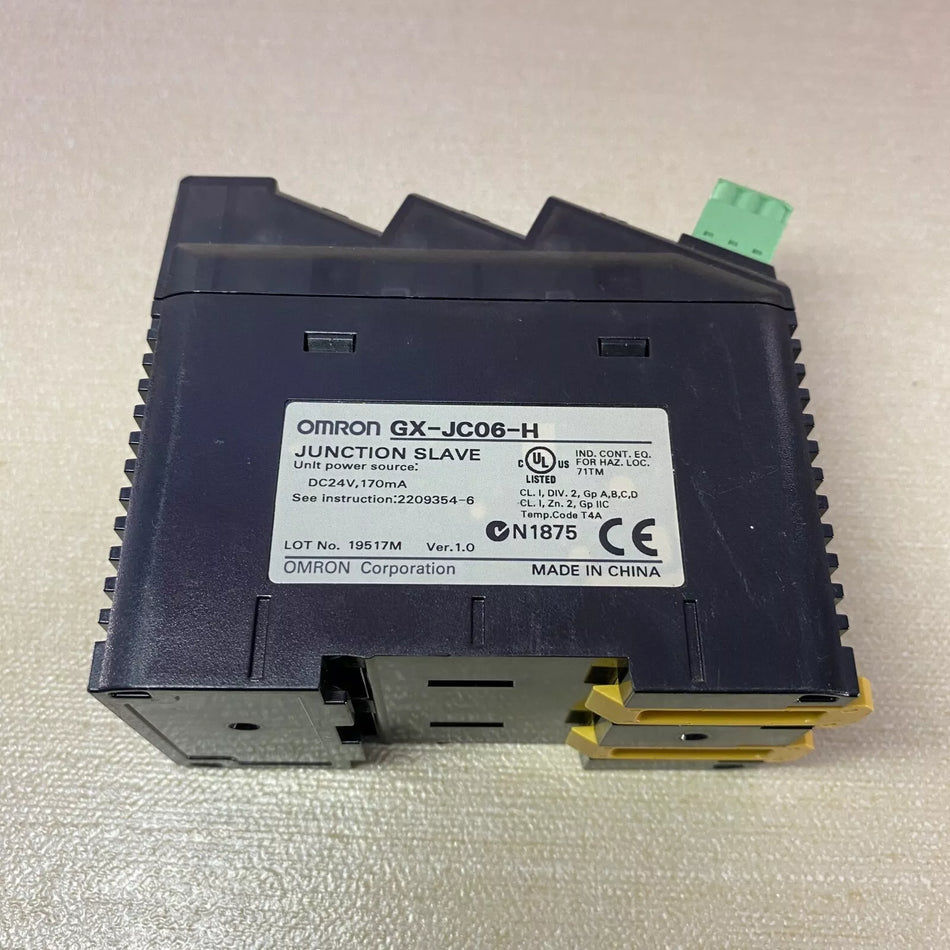 1 PC USED OMRON GX-JC06-H PLC Module By DHL or FedEx#B41S CL