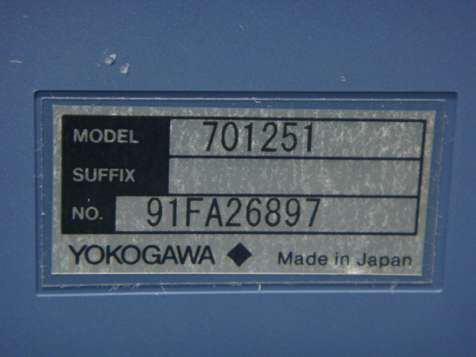 YOKOGAWA 7012-51  High Speed 1MS/s 16bit Isolate module