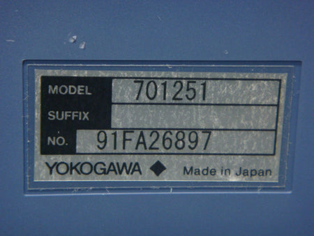 YOKOGAWA 7012-51  High Speed 1MS/s 16bit Isolate module
