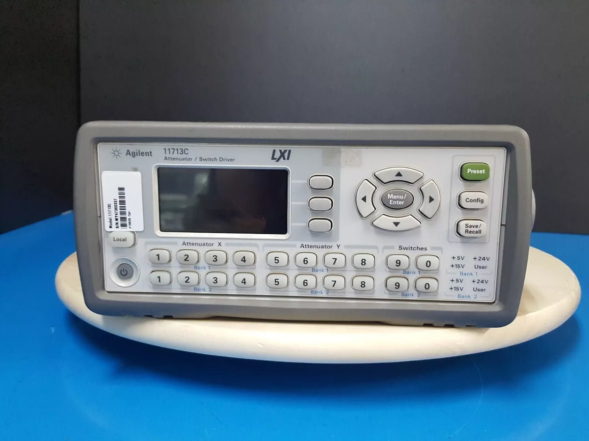 Agilent 11713C LXI-Compliant Attenuator Switch Driver (0337)