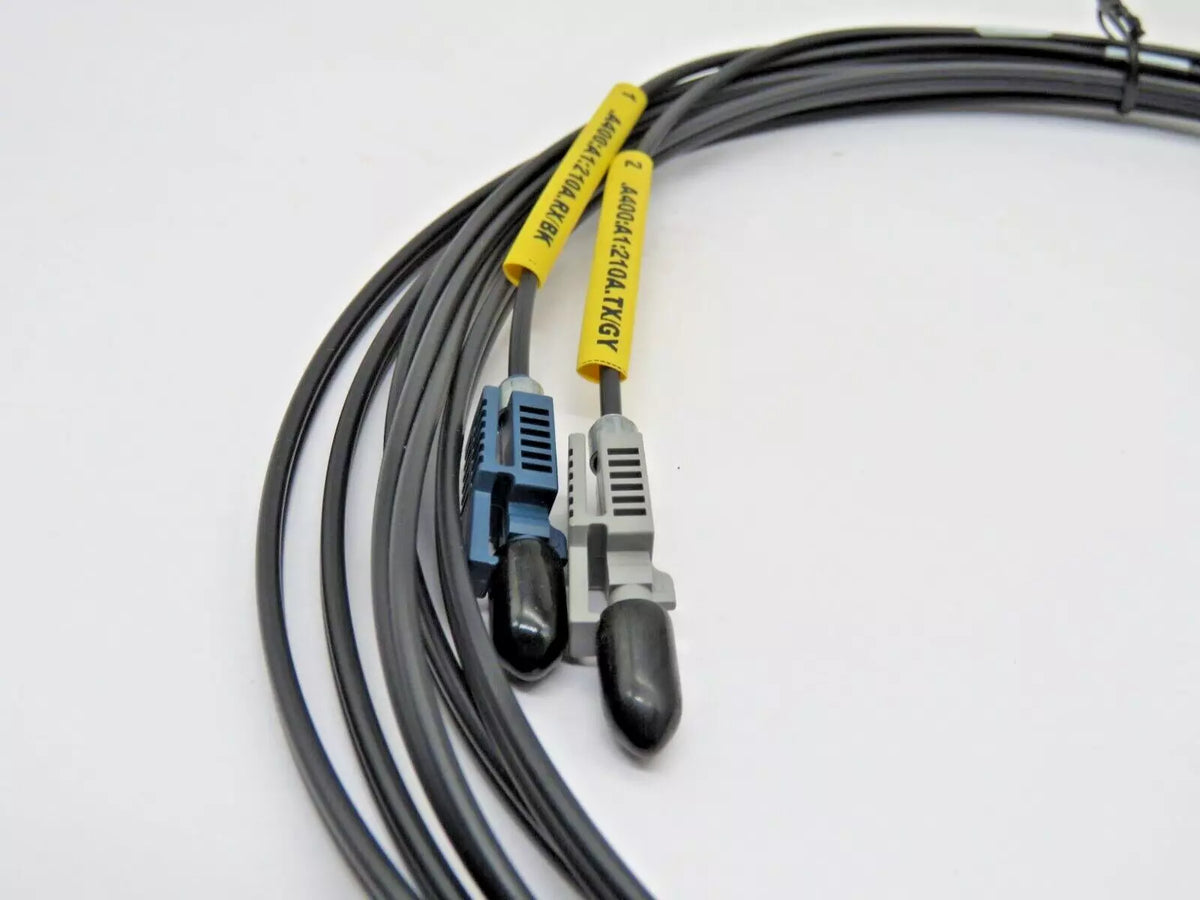 2m LC to LC Duplex Fiber Optic Cable A400: A1:210A RX/BK TX/GY