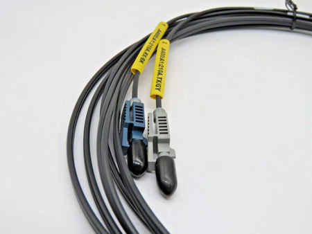 2m LC to LC Duplex Fiber Optic Cable A400: A1:210A RX/BK TX/GY