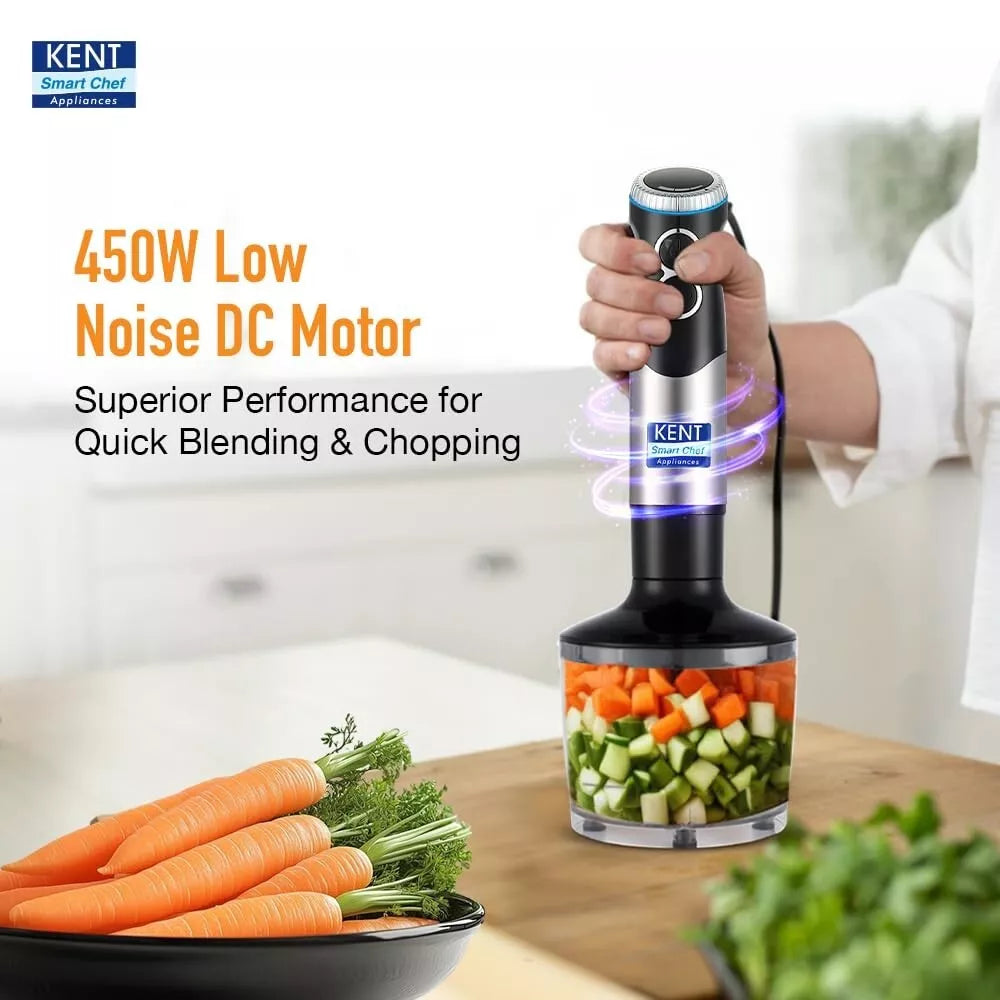 KENT Hand Blender 450W with Turbo & Variable Speed