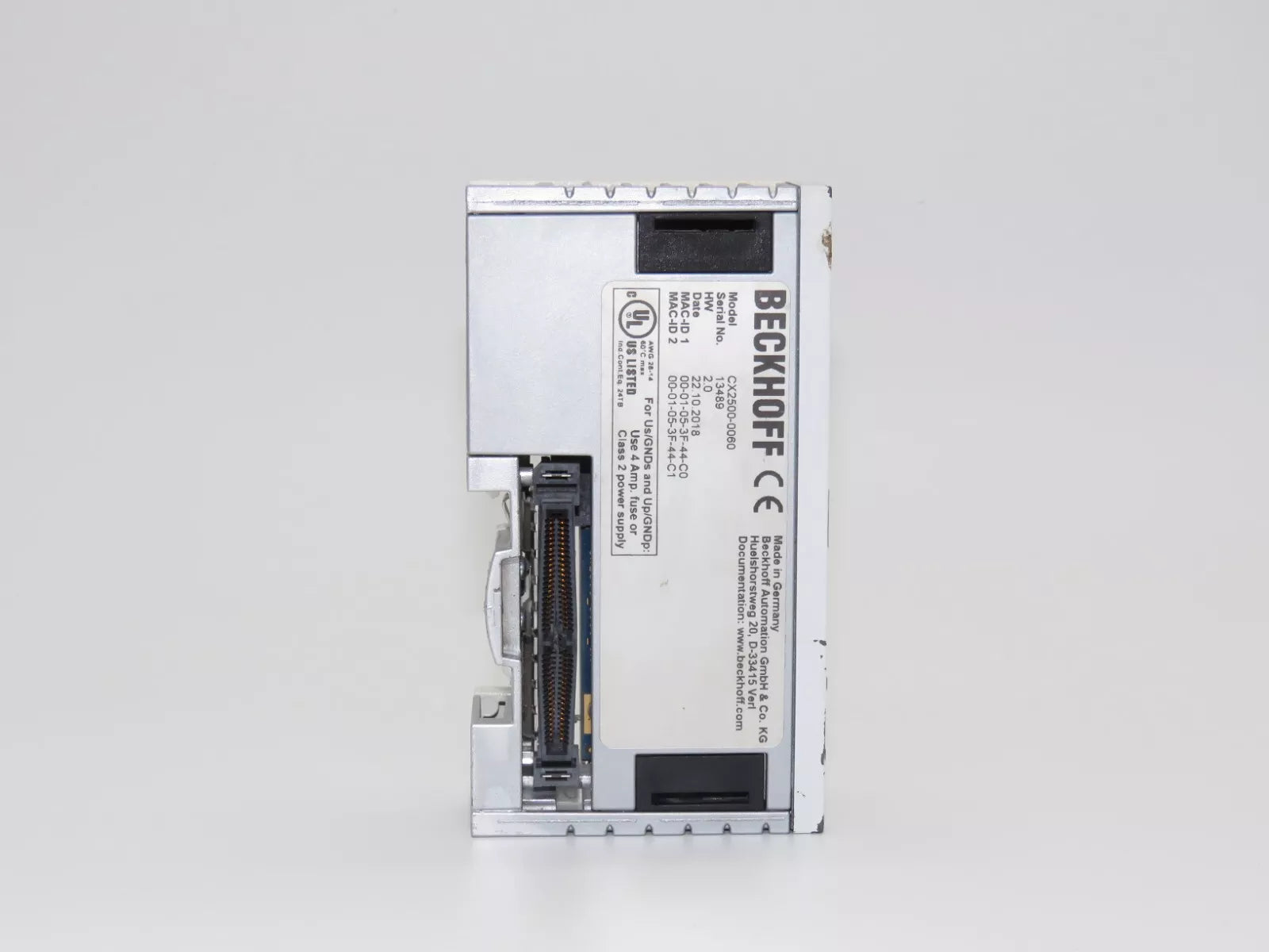 Beckhoff CX2500-0060 Ethernet Interface Module 2 x RJ45