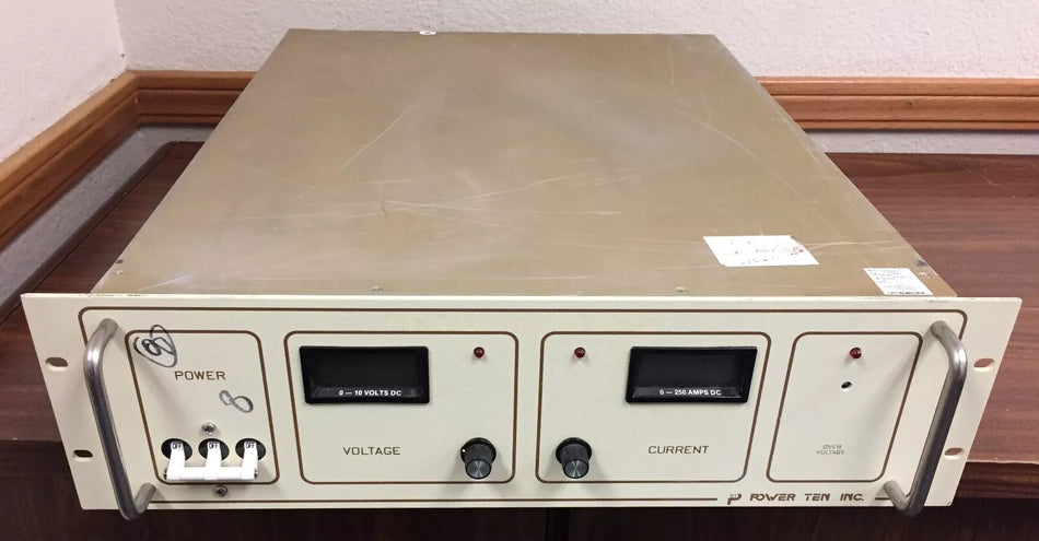 Power Ten 4600D-20250 0-10 Volts DC 0-250 AMPS Heavy Duty DC Power Supply